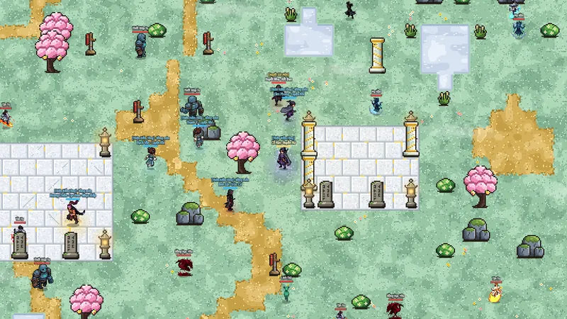White-jade plaza and immortal peach trees on the Cloudspire Immortal Continent