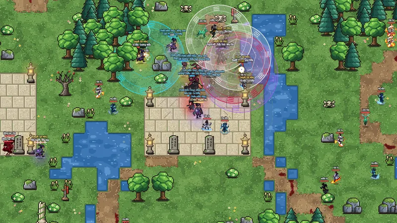 Two sects at war, with lightning and sword energy everywhere